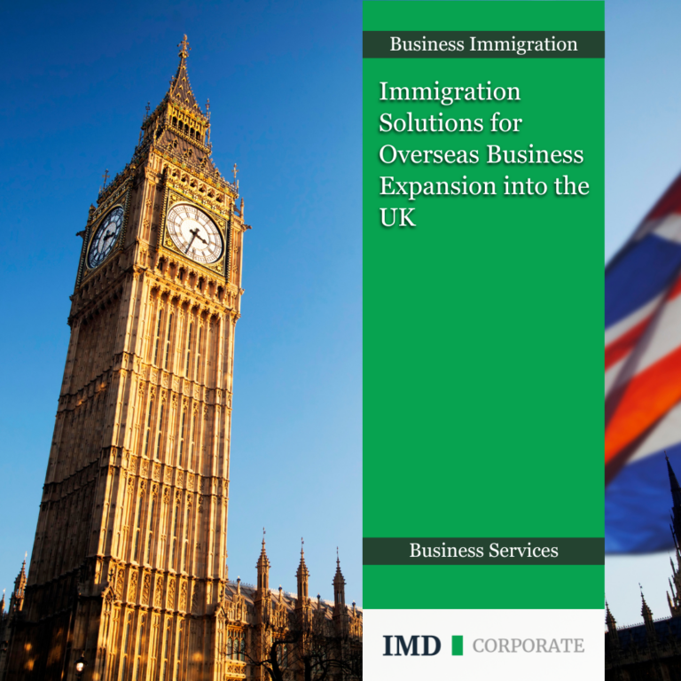 Overseas Business Expansion into the UK