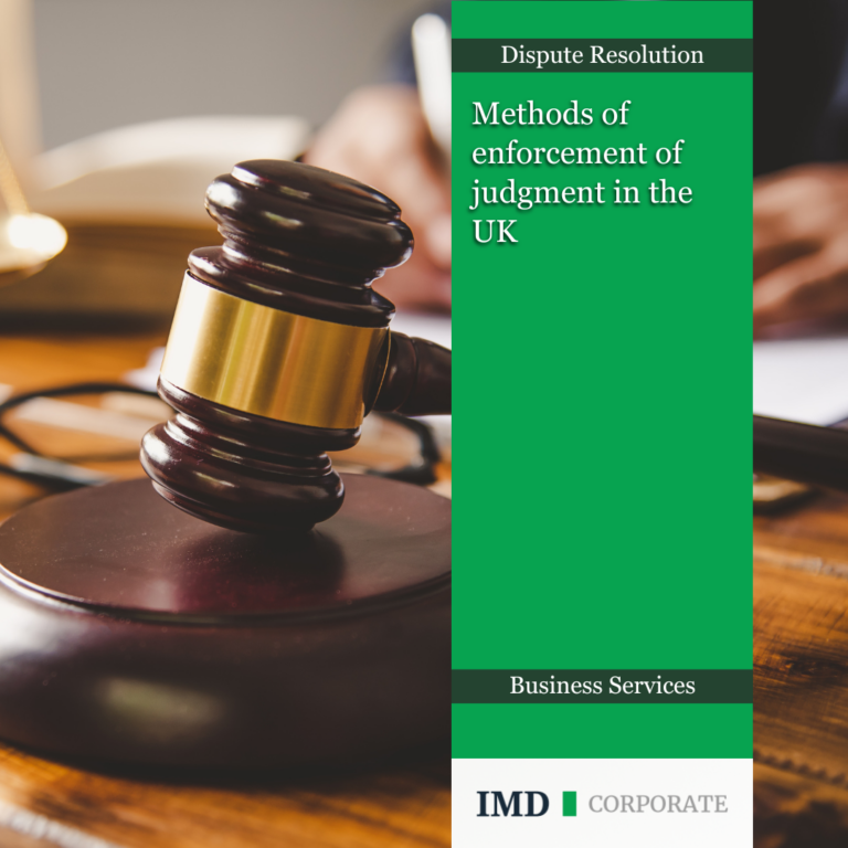enforcement of judgment in the UK
